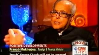 CNN IBN Pranab Mukherjee1 3 2009