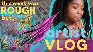 The REALITY of being a full-time artist: ART RANT, struggles, & visiting friends ARTIST VLOG