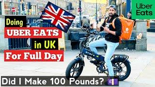 How Much Can You Earn As Uber Eats Delivery Driver UK  | Uber Eats Delivery Earning #ubereats