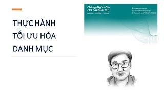 Thực Hành Tối Ưu Hóa Danh Mục