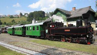 Zu Besuch bei der Dampflok U8 der Feistritztalbahn in Birkfeld.