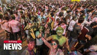 Hindus around the world celebrate Holi Festival of Colors