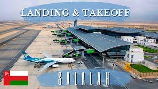 Salalah International Airport Beautiful Landing & Takeoff | Oman