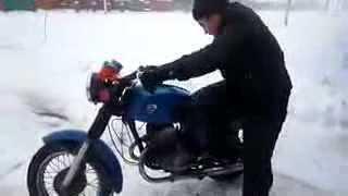Как завести Восход зимой