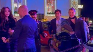 CARLOS SAINZ’S NEW FERRARI PUROSANGUE IN CASINO MONTE-CARLO MONACO,CHRISTMAS LIGHTS#monaco