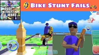 Bike Stunt Fails in Dude Theft Wars.Dude Theft Wars Funny Moments.