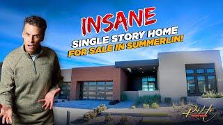 INSANE SINGLE STORY SUMMERLIN LUXURY HOME - CASITA + Amazing views!