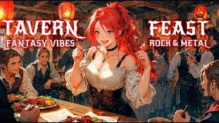 TAVERN FEAST Metal & Rock  2 Hours Fantasy Vibes | for Work, Gaming, & Workouts 