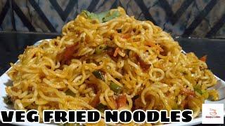 VEG FRIED NOODLES। NOODLES RECIPE। EASY BREAKFAST RECIPE। BY CHAMPAS KITCHEN।