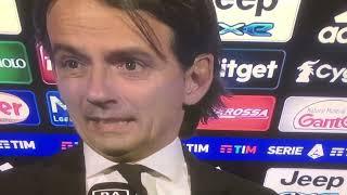 Inzaghi cambia voce improvvisamente dopo Juve-Inter 0-1