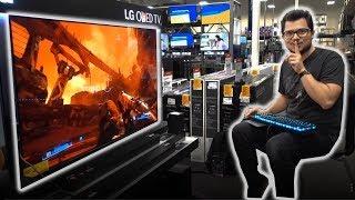 Hijacking a TV at Best Buy with a GAMING PC! ft. Cooler Master