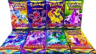 TOP MOST POPULAR SCARLET & VIOLET POKEMON BOOSTER PACKS | PALDEA EVOLVED BOOSTER PACKS #pokemon #yt