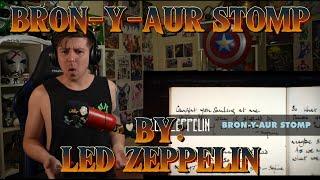 NOT WHAT I EXPECTED!!!!!!!!!!!! Blind reaction to Led Zeppelin - Bron-Y-Aur Stomp