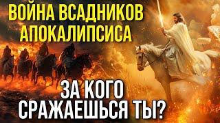 Четыре ВСАДНИКА АПОКАЛИПСИСА царствуют на земле! Кто они? Спасение у ПЯТОГО ВСАДНИКА.