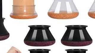 24 Pcs Chair Leg Floor Protectors for Hardwood Floors, Silicone Chair Caps Covers Furniture Pads Sli