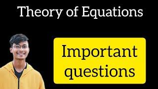 Theory of equations 7marks important questions in telugu by sky dhoni