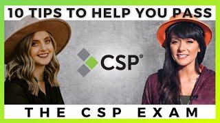 10 TIPS TO HELP YOU PASS THE CSP EXAM | By Ally Safety