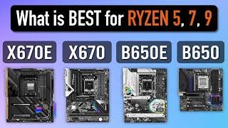 How to choose the perfect motherboard for Ryzen 5, 7, 9 [X670E vs X670 vs B650E vs B650]