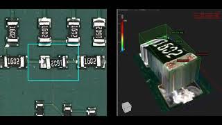 Partial tombstone defect of smd resistor 3D AOI - Surface Mount Process