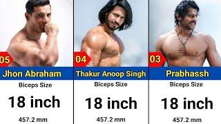 Biceps Size Of Famous Indian Actors