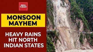 Monsoon Mayhem: Landslides Hit Himachal, Uttarakhand; Flash Floods In Rajasthan, Madhya Pradesh