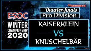 [AoE3] Kaiserklein vs Knuschelbär (Bo7) — Pro Division Quarter-Finals — ESOC Winter Championshi