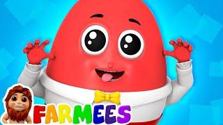 Humpty Dumpty Sat On A Wall | Preschool Nursery Rhymes & Kids Songs | Cartoon for Toddlers - Farmees