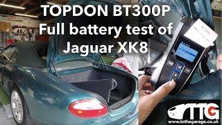 Battery Testing my Jaguar XK8 with TOPDON Battery tester