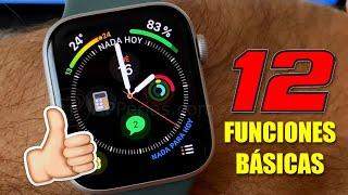 12 funciones BÁSICAS del Apple Watch que debes saber ⌚️ [Tutorial Apple Watch]