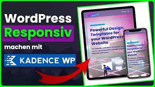 Kadence · Responsive Design für Mobilgeräte anpassen