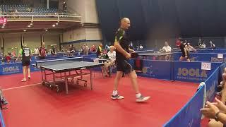 KLINGLER, Claus VS SABOL, Cyril EVC2019 Budapest 1. Satz