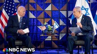 Biden says Israel was sometimes 'less than cooperative' with the war against Hamas