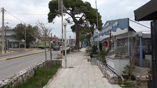 Winter in Greece: Walking tour in Artemida beach (Dec 2020)