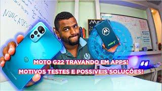 MOTO G22 TRAVANDO EM INSTAGRAM E FACEBOOK (RESOLVI DO MEU!)