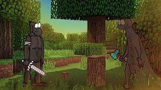 GODZILLA and MONKEY in MINECRAFT!