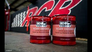 RCR Pit Crew Trusts Behr Ultra Scuff Defense