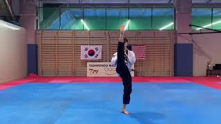 Online 2020 WT-Asia Poomsae C'ship, MAS, Men's Indv., U30, Pre.1, Taegeuk 8 Jang,  JASON LOO JUN WEI