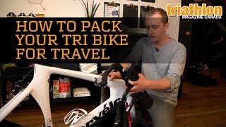 How to pack your tri bike for travel