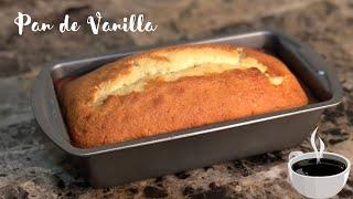 Pan de Vainilla *MENOS DE 15 MINUTOS* con ingredientes que tenemos en casa!!!