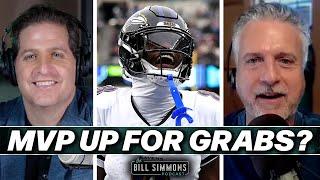 NFL MVP Still Up For Grabs? Plus Bad NFL Owners and Surprise Coaches | The Bill Simmons Podcast