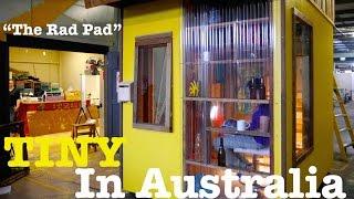 A TINY HOUSE Battered Women Shelter in Australia ("The Rad Pad")