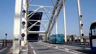 Brugopening Alblasserdamse brug Ophaalbrug/ Drawbridge Alblasserdam