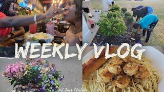 WEEKLY VLOG: GARDENING |COOKING |LUNCH DATE WITH HUSBAND |SHOPPING