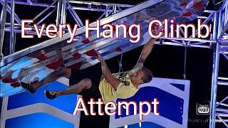 Every Hang Climb Attempt in American Ninja Warrior