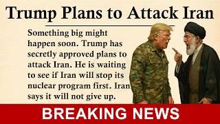 Trump Prepares to Strike Iran || 🪖Learn English Through Story Level 3 || Graded Reader 