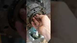 Komatsu forklift drum removal (brakes)