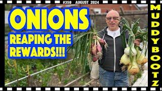 359  HARVESTING ONIONS  HARVESTING BRASSICAS  WEEDS