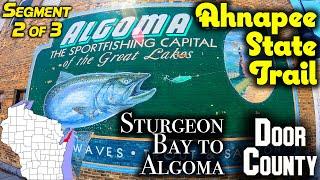 Ahnapee State Trail: Sturgeon Bay to Algoma - Round Trip - July 2021