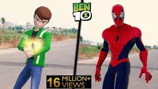 Ben 10 Transforming into Spiderman | A Short Film VFX Test