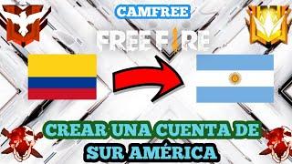 COMO CREAR una CUENTA en la {REGION de SUR AMÉRICA} FREE FIRE